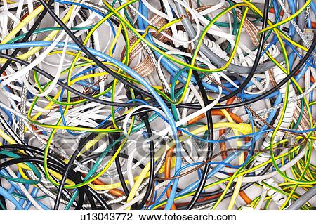 A tangle of colored wires on the ground View Large Photo Image Stock Image - A tangle of colored wires on the ground. Fotosearch
