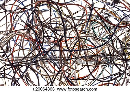 A tangle of colored wires on the ground View Large Photo Image Stock Image - A tangle of colored wires on the ground. Fotosearch