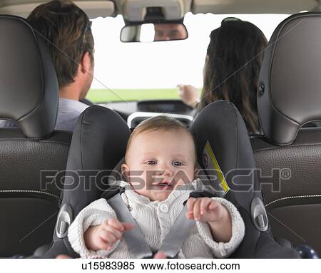 baby in car seat View Large Photo Image Stock Photography - baby in car seat. Fotosearch