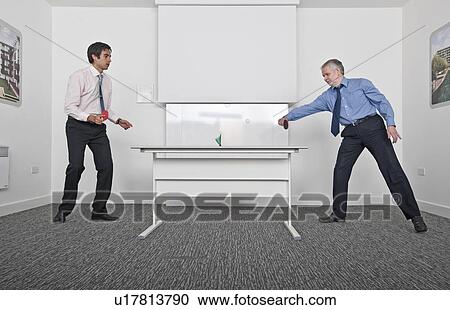 business men playing table tennis View Large Photo Image Stock Image - business men playing table tennis. Fotosearch