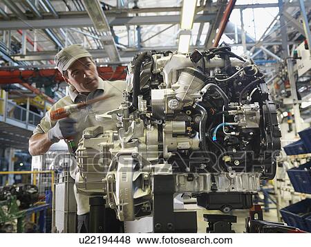 Car Worker Building Car Parts View Large Photo Image Stock Photo - Car Worker Building Car Parts. Fotosearch