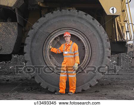 Coal Miner With Digger View Large Photo Image Stock Photography - Coal Miner With Digger. Fotosearch