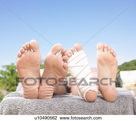 feet with bandage View Large Photo Image Stock Image - feet with bandage. Fotosearch
