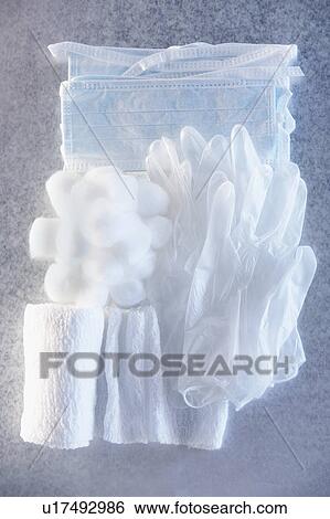 First aid and medical necessities View Large Photo Image Stock Photograph - First aid and medical necessities. Fotosearch