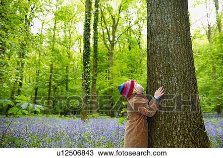 Girl holding a tree in her arms View Large Photo Image Stock Image - Girl holding a tree in her arms. Fotosearch