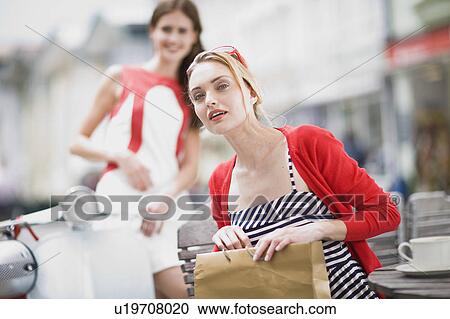 girl waiting for a friend in street cafe View Large Photo Image Stock Image - girl waiting for a friend in street cafe. Fotosearch