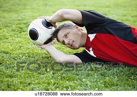 Goalkeeper Saves Ball View Large Photo Image Stock Photo - Goalkeeper Saves Ball. Fotosearch