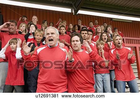 Group of frustrated football supporters View Large Photo Image Stock Image - Group of frustrated football supporters. Fotosearch