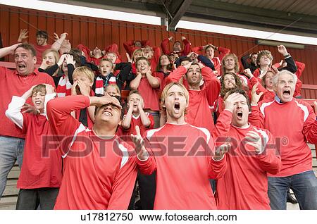 Group of frustrated football supporters View Large Photo Image Stock Image - Group of frustrated football supporters. Fotosearch