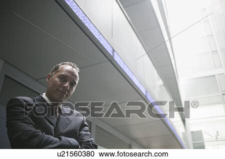 Stock Image - man looking at viewer. Fotosearch