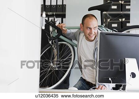 man moving from workplace View Large Photo Image Stock Photography - man moving from workplace. Fotosearch