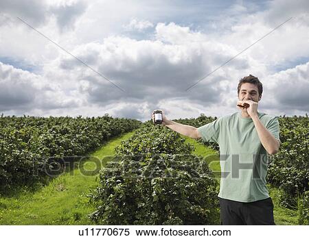 Man With Blackcurrant Sandwich In Field View Large Photo Image Stock Photography - Man With Blackcurrant Sandwich In Field. Fotosearch