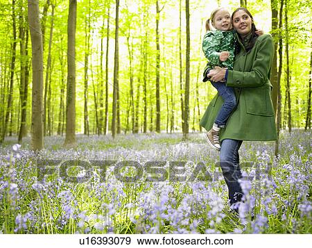 Mother and daughter in the forest View Large Photo Image Stock Photo - Mother and daughter in the forest. Fotosearch