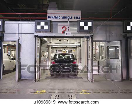 Newly Made Cars Being Tested View Large Photo Image Stock Photo - Newly Made Cars Being Tested. Fotosearch