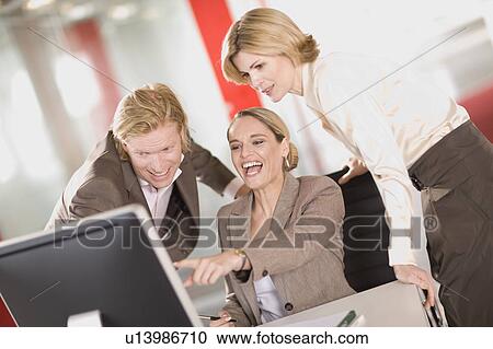 people working in an office View Large Photo Image Stock Image - people working in an office. Fotosearch