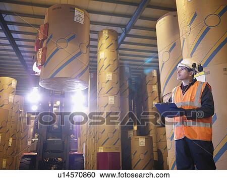 Port Worker With Clip Board & Fork Lift View Large Photo Image Stock Image - Port Worker With Clip Board & Fork Lift. Fotosearch