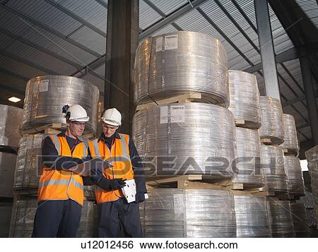 Port Workers Checking Cargo View Large Photo Image Stock Photograph - Port Workers Checking Cargo. Fotosearch