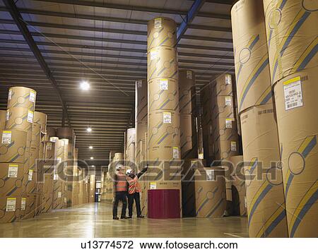 Port Workers & Products In Warehouse View Large Photo Image Stock Image - Port Workers & Products In Warehouse. Fotosearch