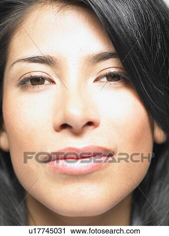 Stock Image - Portrait of a woman. Fotosearch