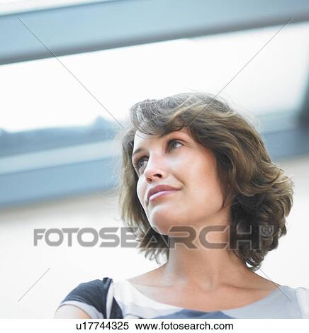 Stock Photography - portrait of young woman. Fotosearch