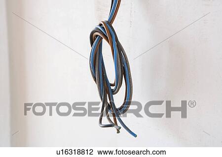 Stock Image - Power cables. Fotosearch