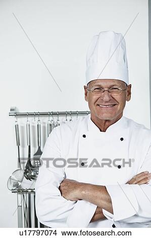 Senior Chef Portait View Large Photo Image Picture - Senior Chef Portait. Fotosearch