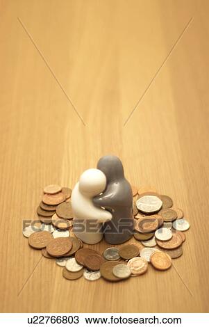 small figures on money View Large Photo Image Stock Image - small figures on money. Fotosearch
