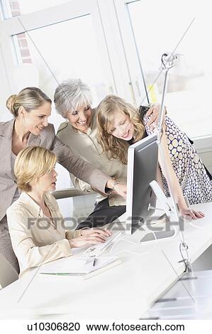 women are working in a office View Large Photo Image Stock Image - women are working in a office. Fotosearch