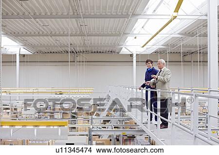 workman talking with boss View Large Photo Image Picture - workman talking with boss. Fotosearch