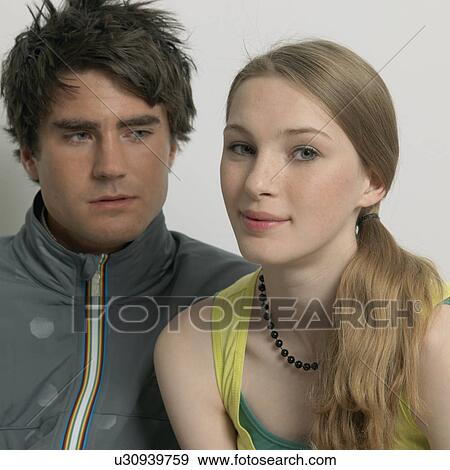 Stock Photo - Young trendy couple. Fotosearch
