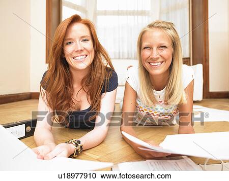 young women studying View Large Photo Image Stock Image - young women studying. Fotosearch