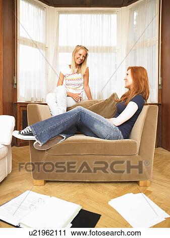 young women talking View Large Photo Image Stock Image - young women talking. Fotosearch