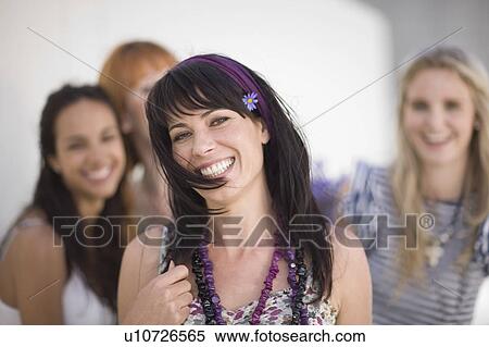4 Girl friends having fun View Large Photo Image Stock Photography - 4 Girl friends having fun. Fotosearch