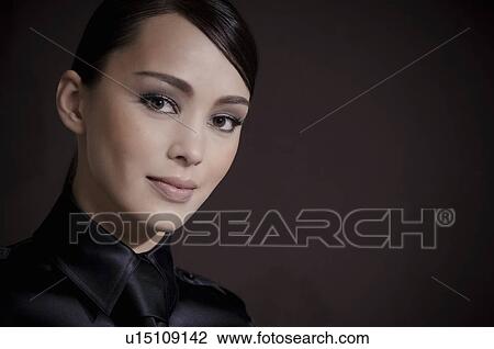 Beautiful dark haired woman View Large Photo Image Stock Image - Beautiful dark haired woman. Fotosearch