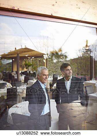 Buisness meeting in restaurant View Large Photo Image Stock Image - Buisness meeting in restaurant. Fotosearch