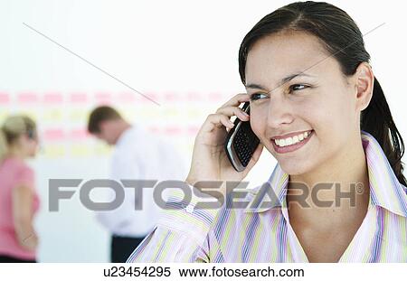 Businesswoman on phone View Large Photo Image Stock Photography - Businesswoman on phone. Fotosearch