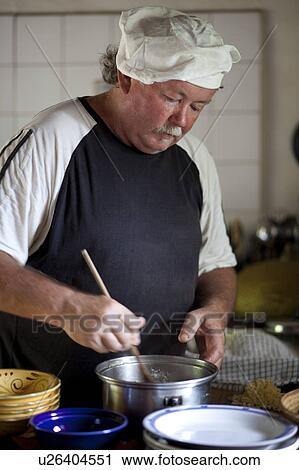 Chef cooking View Large Photo Image Stock Image - Chef cooking. Fotosearch