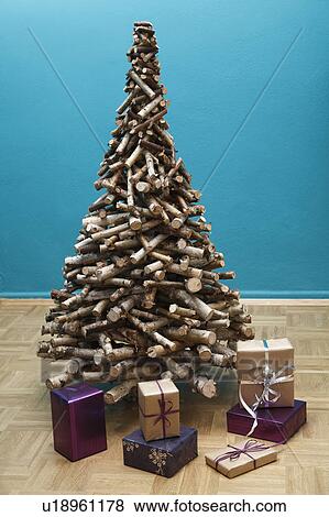 christmas tree with presents underneath View Large Photo Image Stock Photo - christmas tree with presents underneath. Fotosearch