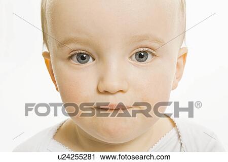 Close up of baby smiling View Large Photo Image Stock Image - Close up of baby smiling. Fotosearch