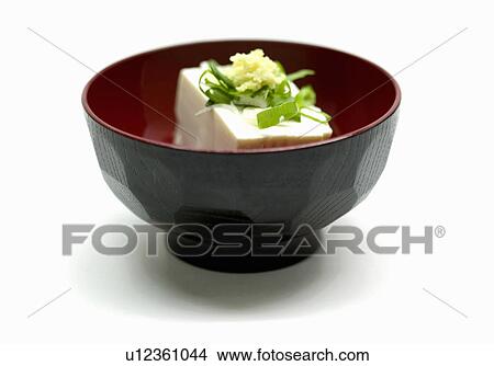 Picture - Close up of bowl of Japanese food. Fotosearch
