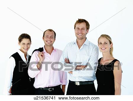 Confident business team View Large Photo Image Stock Image - Confident business team. Fotosearch