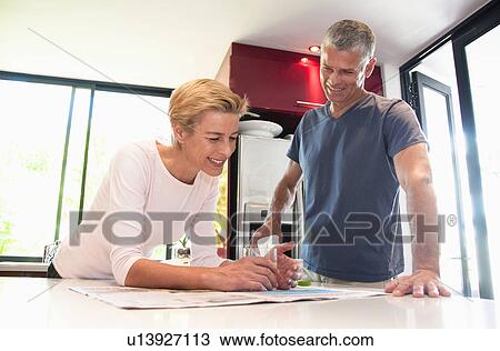 Couple at breakfast View Large Photo Image Stock Image - Couple at breakfast. Fotosearch