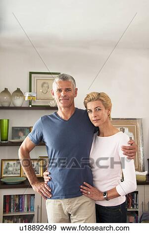 Stock Photo - Couple at home. Fotosearch