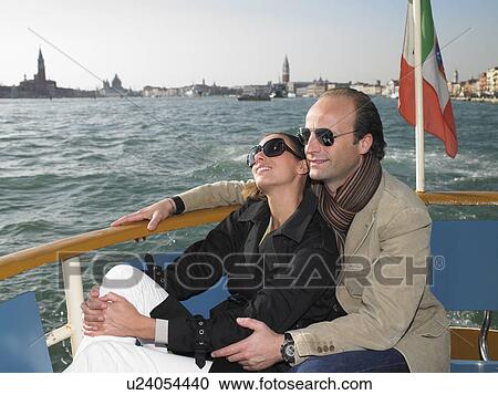 Couple on the sluice of Venice, Italy View Large Photo Image Stock Image - Couple on the sluice of Venice, Italy. Fotosearch