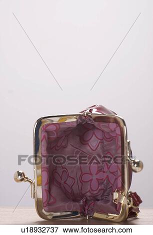 Empty purse View Large Photo Image Stock Photo - Empty purse. Fotosearch