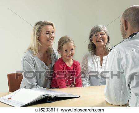 Family consulting doctor View Large Photo Image Stock Image - Family consulting doctor. Fotosearch