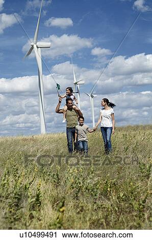 Family on a windfarm View Large Photo Image Stock Image - Family on a windfarm. Fotosearch