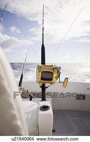 Fishing rod anchored on boat View Large Photo Image Picture - Fishing rod anchored on boat. Fotosearch
