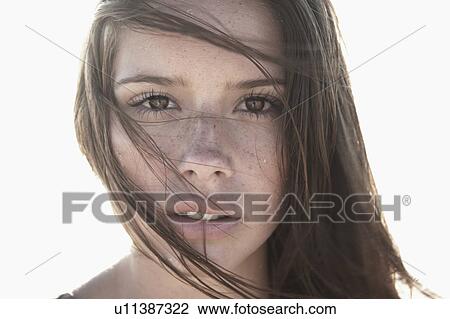 Girl looking in camera View Large Photo Image Stock Image - Girl looking in camera. Fotosearch
