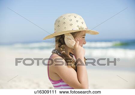 Girl on the beach View Large Photo Image Stock Image - Girl on the beach. Fotosearch